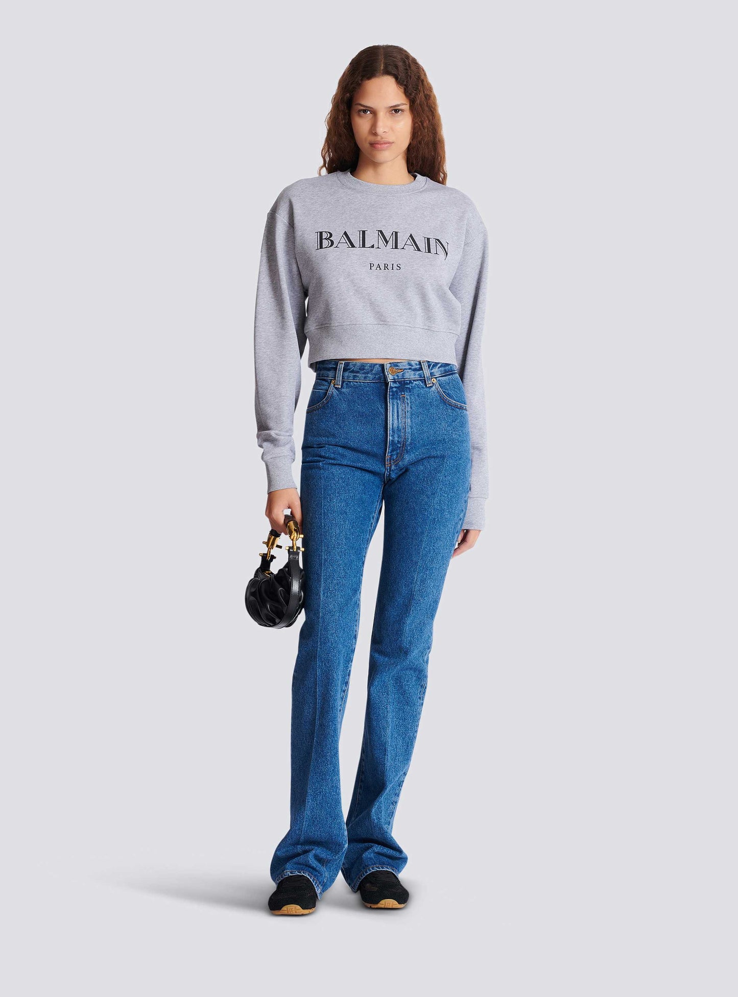 Printed  crew-neck sweatshirt