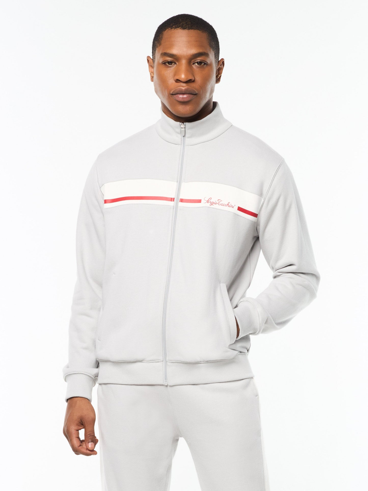 Cursivo Track suit- Quiet Grey